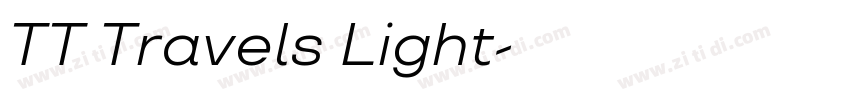 TT Travels Light字体转换